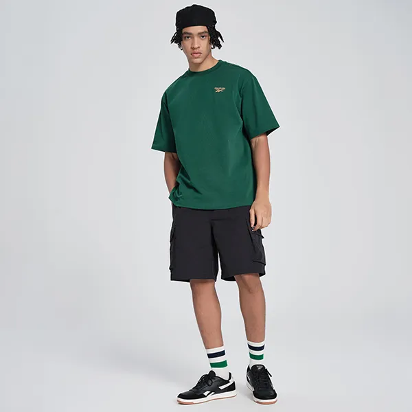 Reebok T Shirts Unisex Green-2