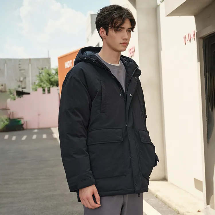 Reebok Mid length Down Jacket Unisex Black-2