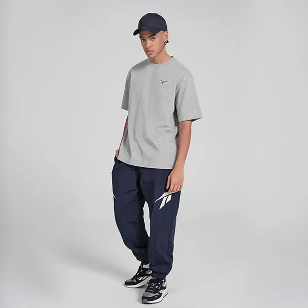 Reebok T Shirt Unisex Light Heather Gray-2