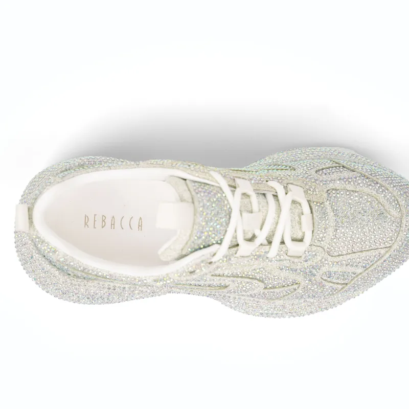 REBACCA Casual Shoes Women's Low Top Black/White-6