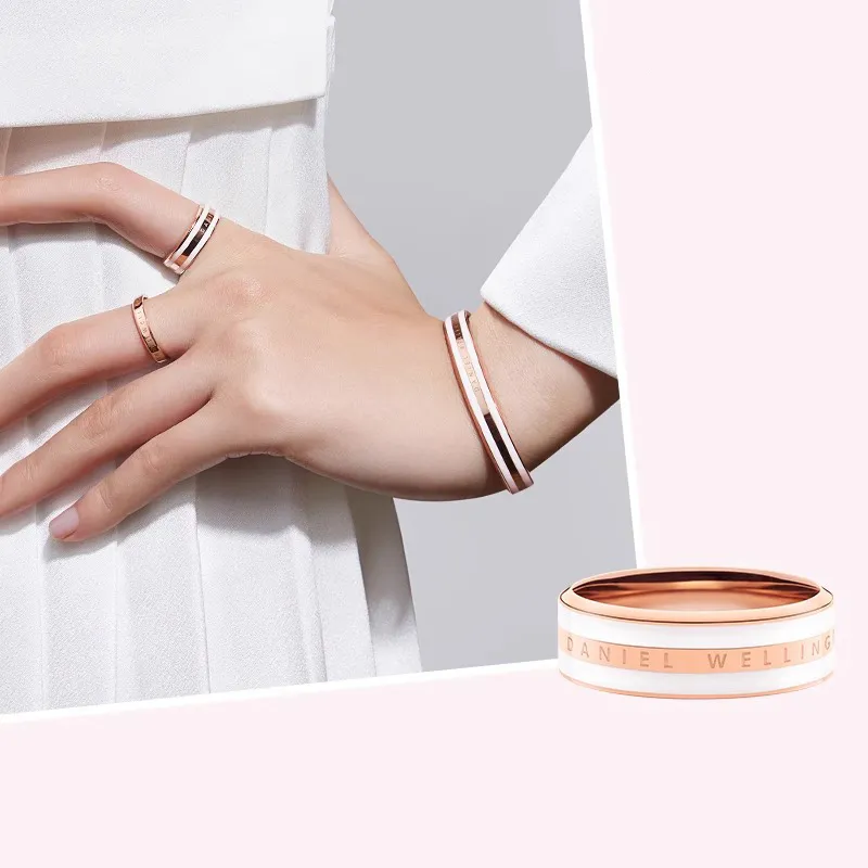 Daniel Wellington Alloy Rings Unisex-3