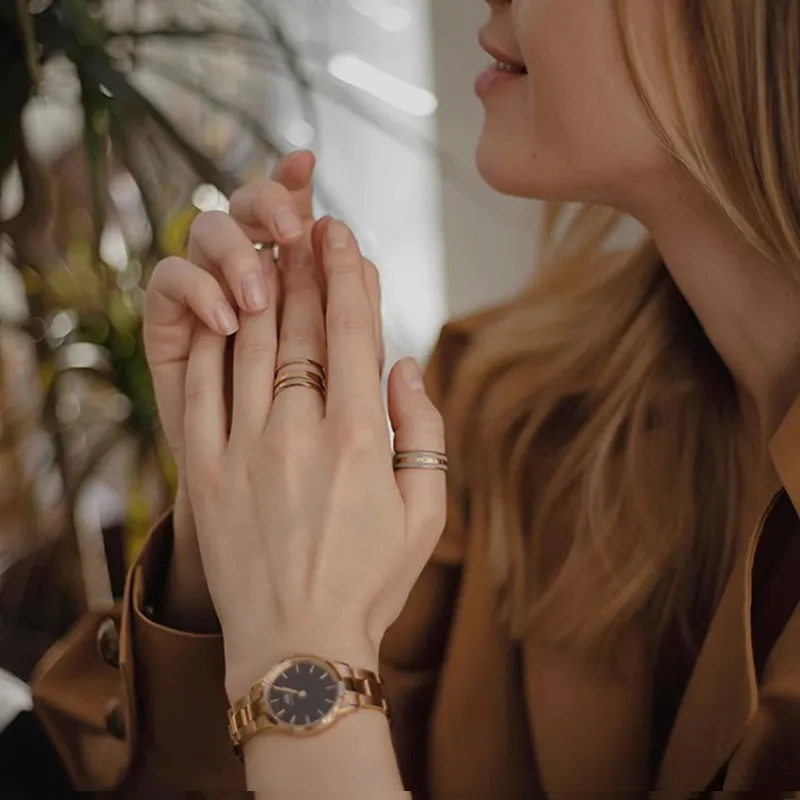 Daniel Wellington Alloy Rings Unisex-1