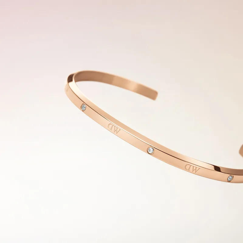 Daniel Wellington Zircon, Alloy Bangles Women's-2