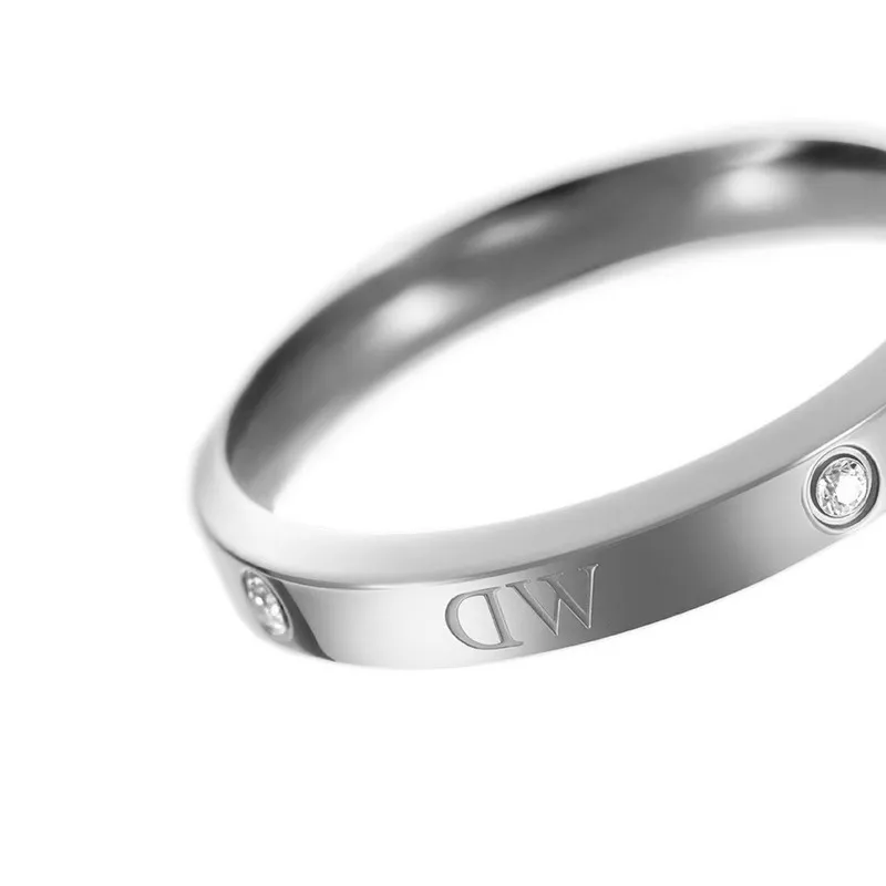 Daniel Wellington Zircon Rings Unisex-1