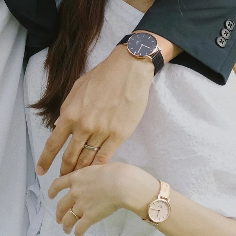 Daniel Wellington Alloy Rings Unisex Silver-7