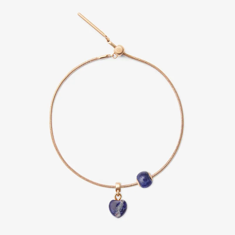 Daniel Wellington CHARMS Whisper Natural Blue Chalcedony Bracelets Women's-1