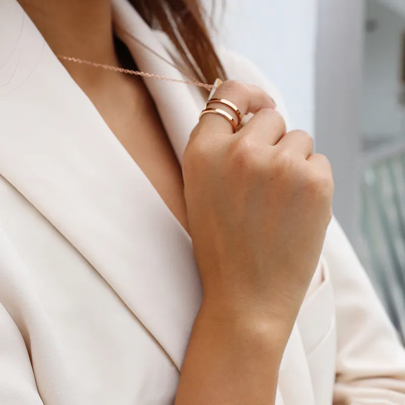 Daniel Wellington Alloy Rings Unisex-2