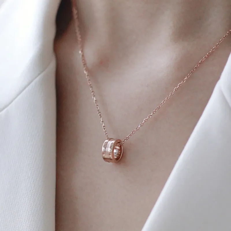 Daniel Wellington Alloy Necklaces Women's Rose Gold & Silver-5