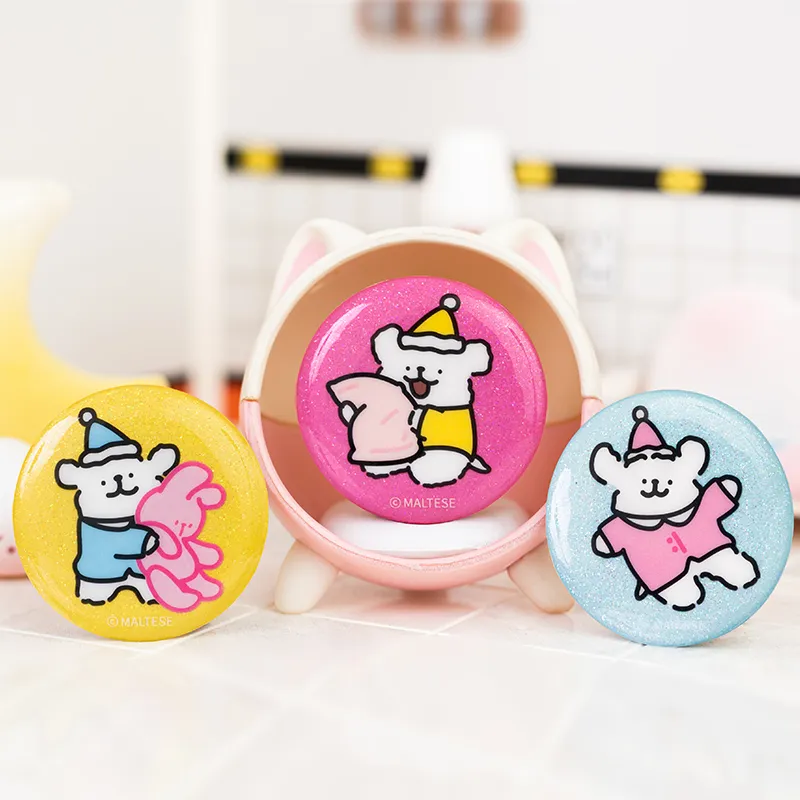 Line Puppies Pajama Theme Badge Combination Bag Decoration Badges-6