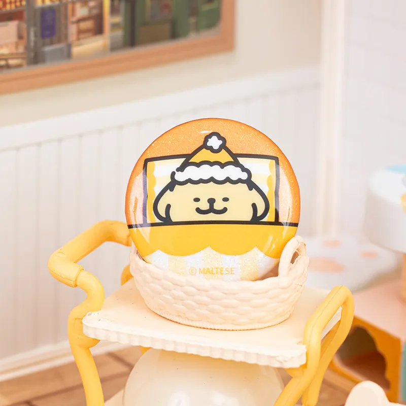 Line Puppies Pajama Theme Badge Combination Bag Decoration Badges-2
