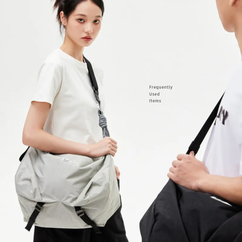 NIID Polyester Gym Bag Shoulder Bag Crossbody Bag Unisex Multicolor-3