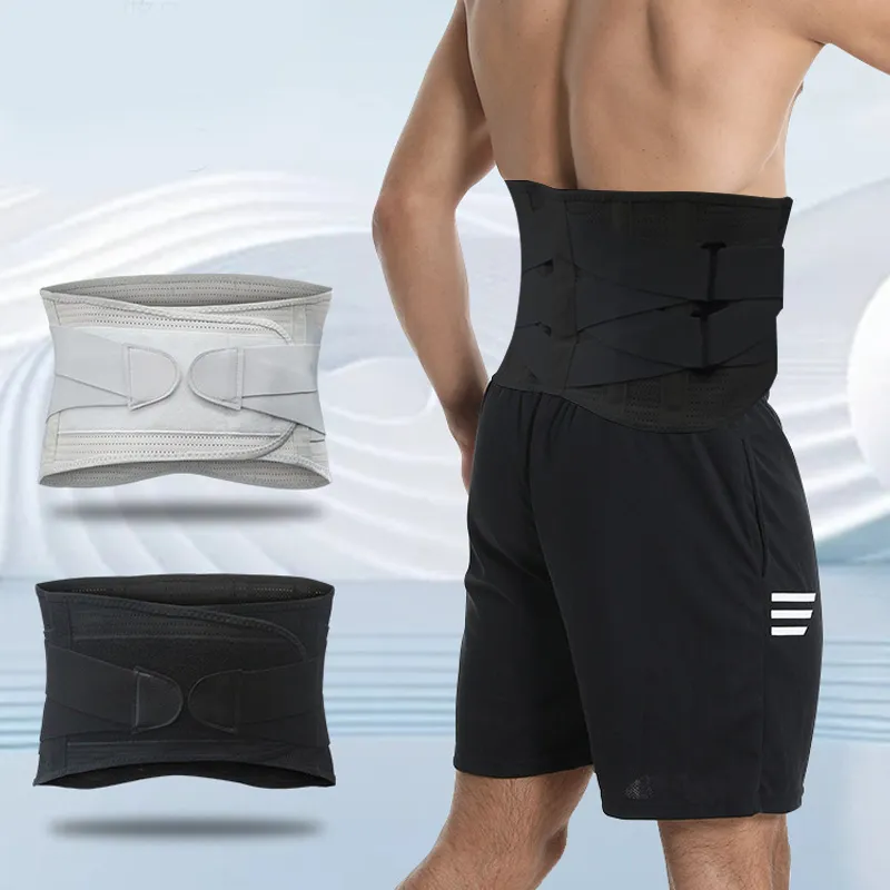 Binary Back Support Braces Fitness Breathable Protective Rehabilitation Compression Unisex-2