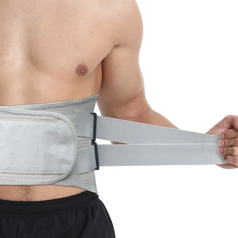 Binary Back Support Braces Fitness Breathable Protective Rehabilitation Compression Unisex-9