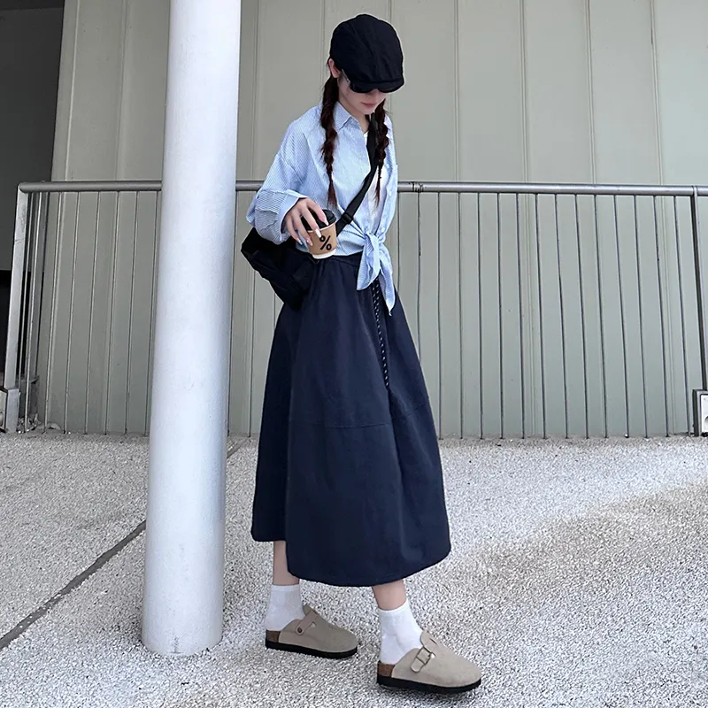 Urban Beauty Casual Long Skirts Women's-11
