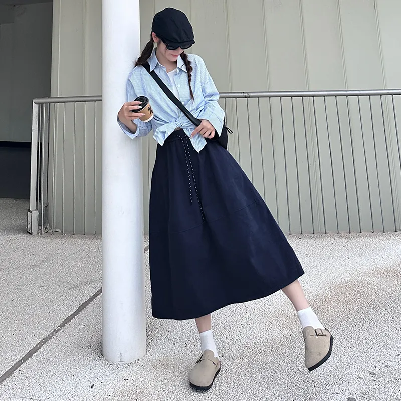 Urban Beauty Casual Long Skirts Women's-13