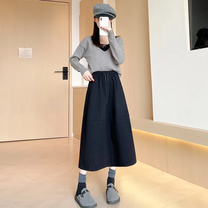 Urban Beauty Casual Long Skirts Women's-20