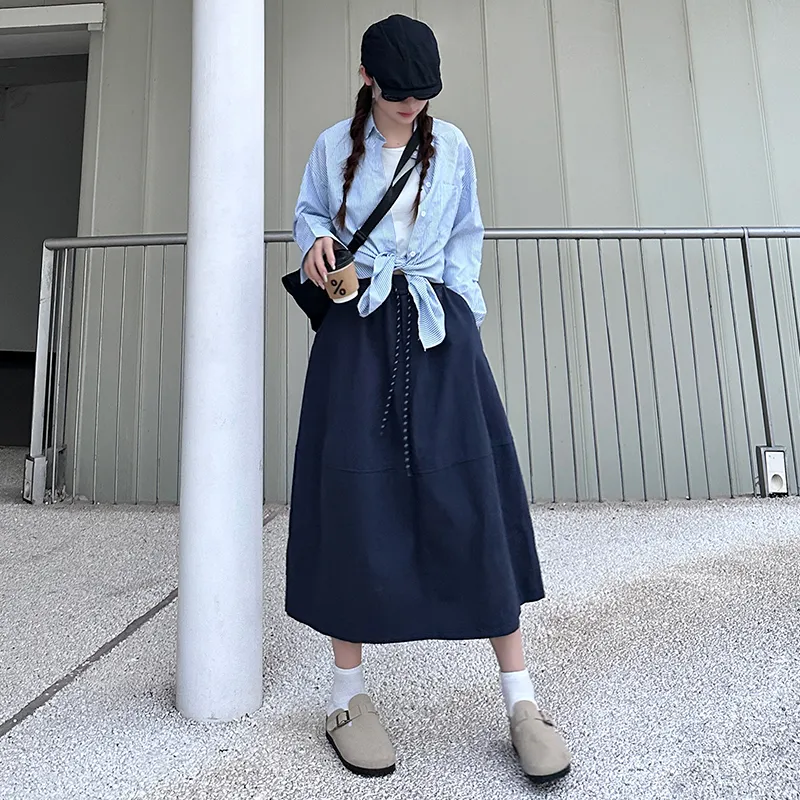Urban Beauty Casual Long Skirts Women's-12