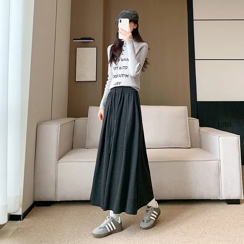 Urban Beauty Casual Long Skirts Women's-6