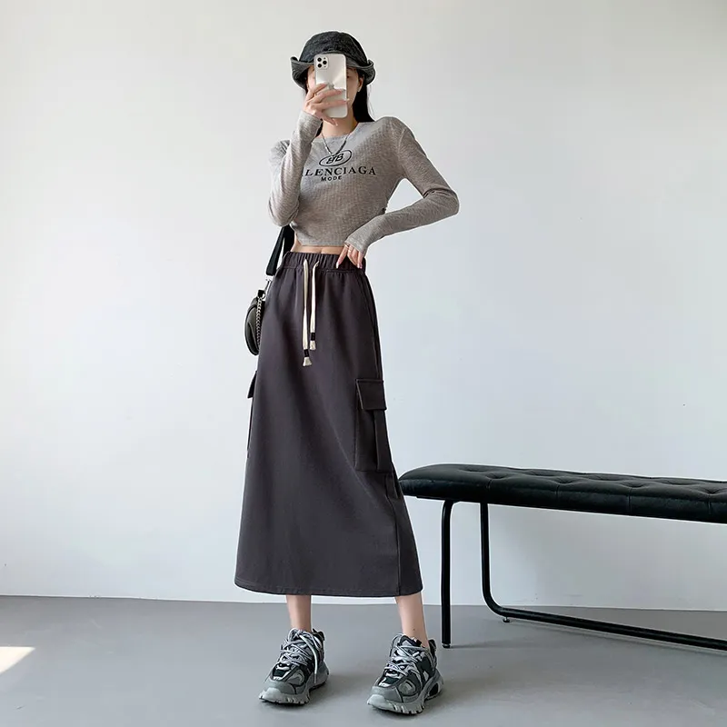 Urban Beauty Casual Long Skirts Women's-1