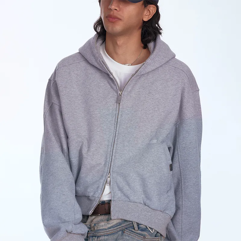 C2H4 Zip up Cotton Hoodie-4