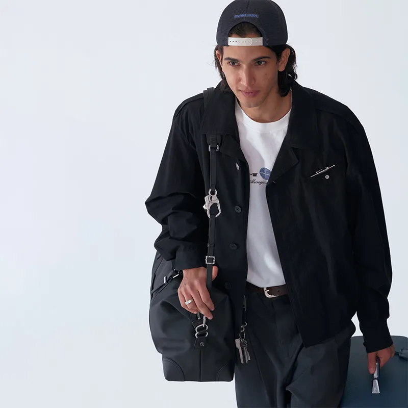 C2H4 Button up Shirt Jacket-7