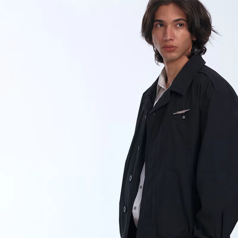 C2H4 Button up Shirt Jacket-6