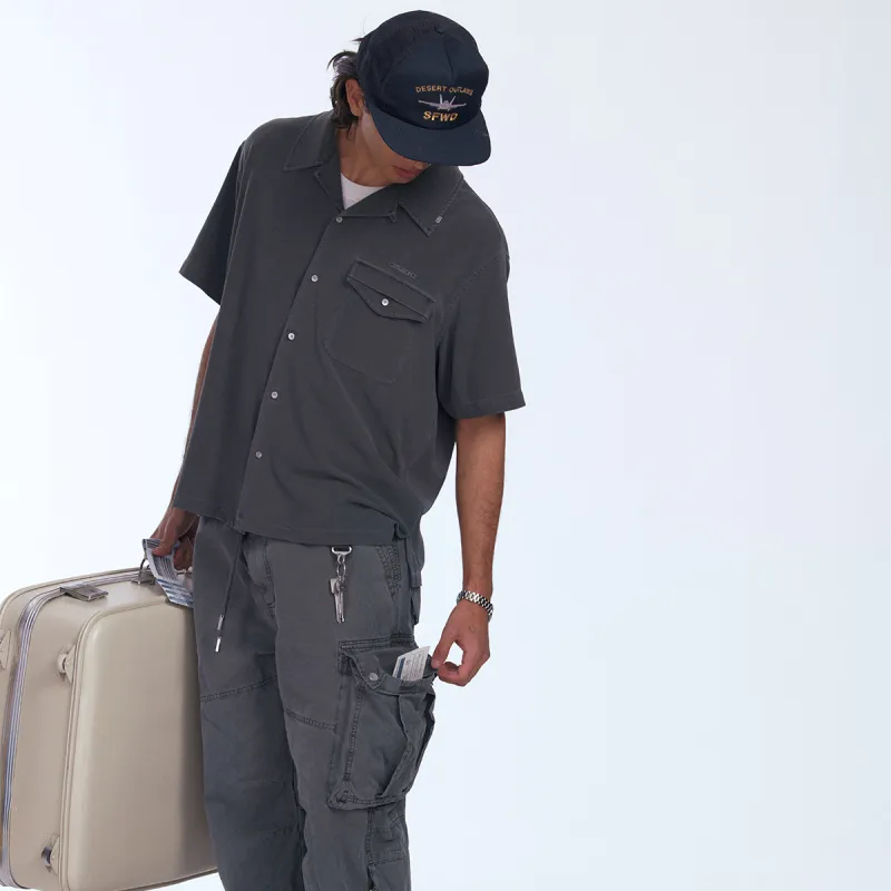C2H4 Shirts Men Dark Gray-4