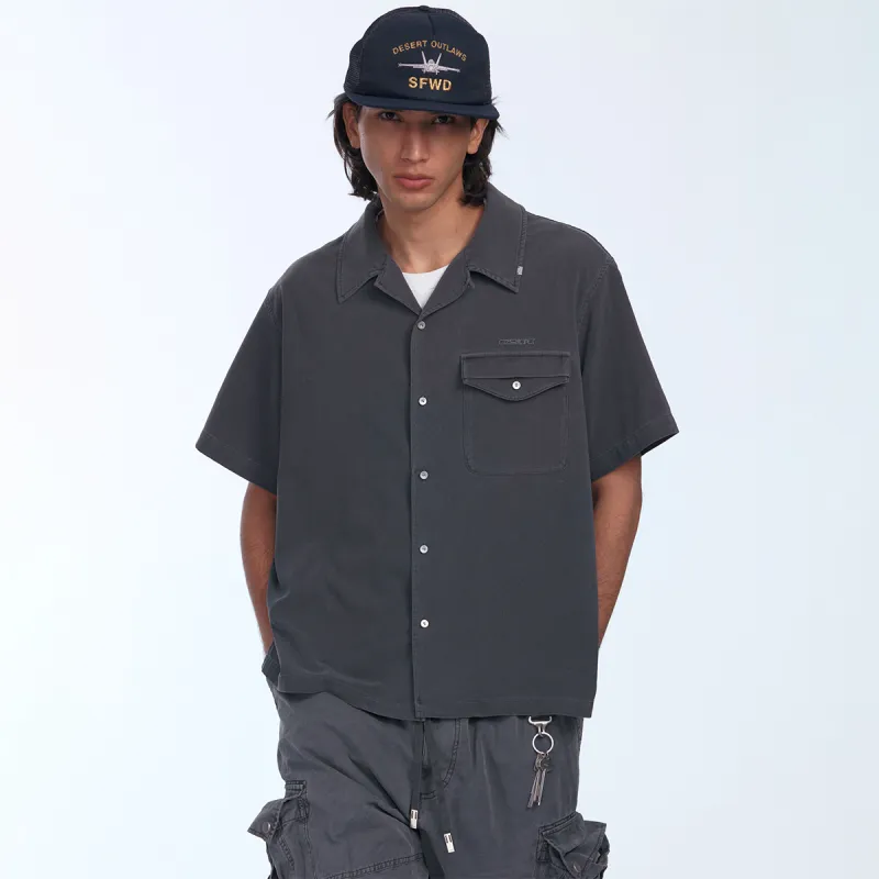 C2H4 Shirts Men Dark Gray-2
