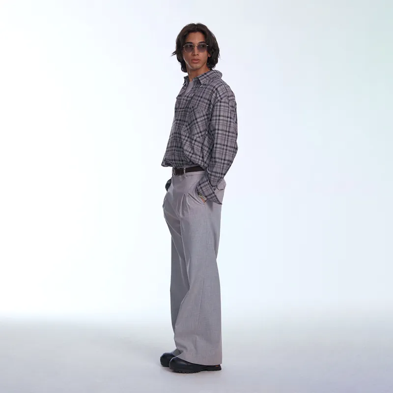 C2H4 Shirts Men Plaid-3