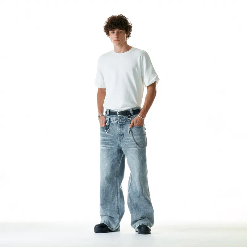 C2H4 Jeans Unisex Blue-2