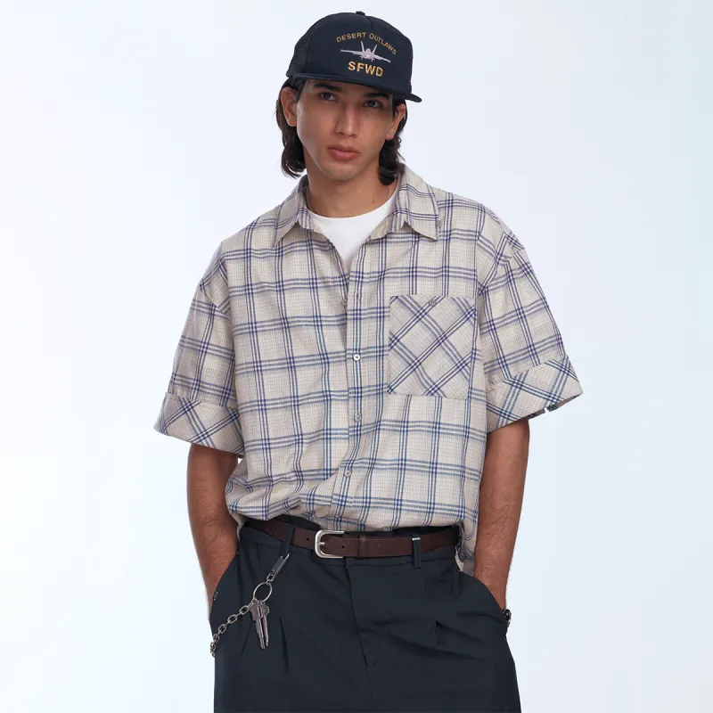 C2H4 Shirts Men Plaid-3