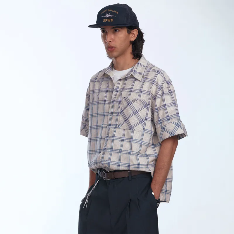 C2H4 Shirts Men Plaid-4