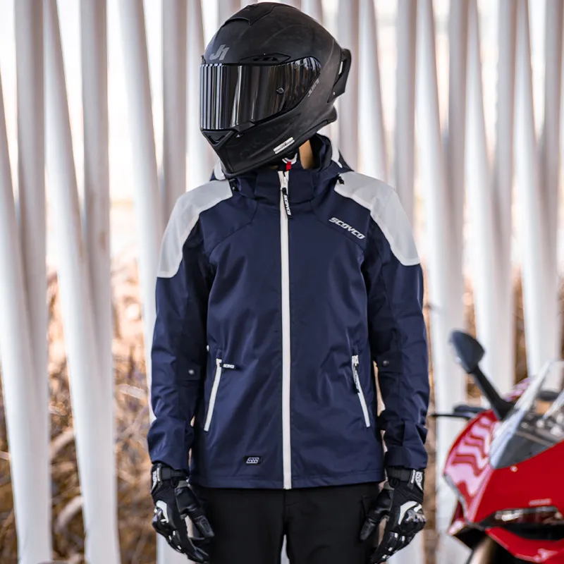 SCOYCO Unisex Biker Jacket Motorcycle Touring Commute-16
