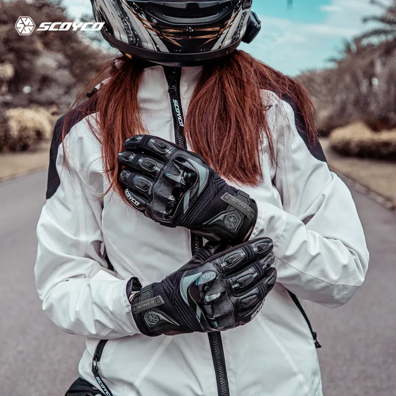 SCOYCO Motorcycle Protective Gears Wrist Unisex Handlebar Mitts-11