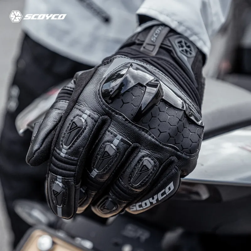 SCOYCO Motorcycle Protective Gears Wrist Unisex Handlebar Mitts-13