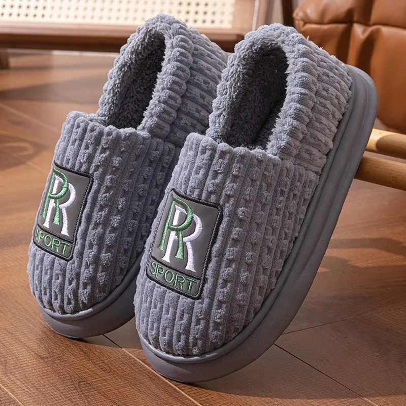 Shangheng Cotton Slipper For Spring And Fall Winter Fleece Home Use, Slippers & Home Slippers-5