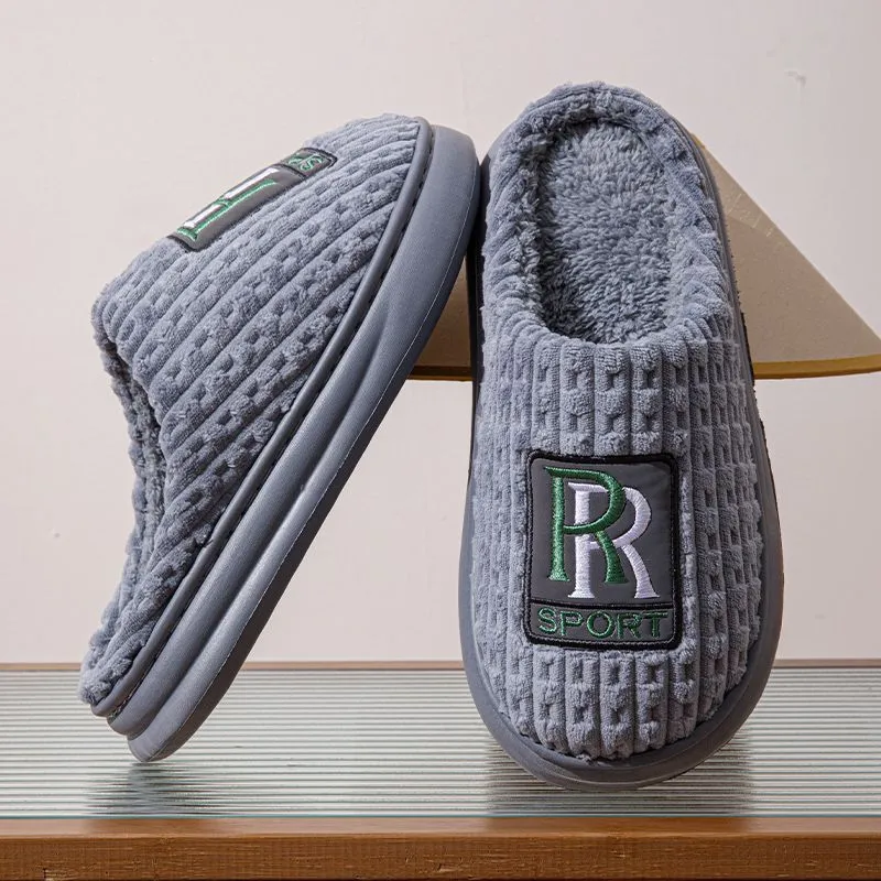 Shangheng Cotton Slipper For Spring And Fall Winter Fleece Home Use, Slippers & Home Slippers-1
