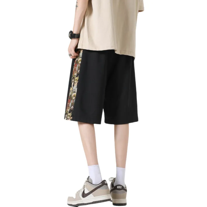PAINT STAIN Casual Shorts Unisex-3