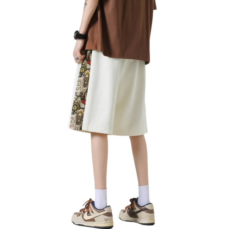 PAINT STAIN Casual Shorts Unisex-13