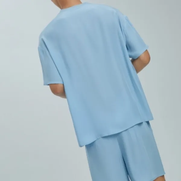 Sangluo Pajama Set Men's Breeze Blue-3
