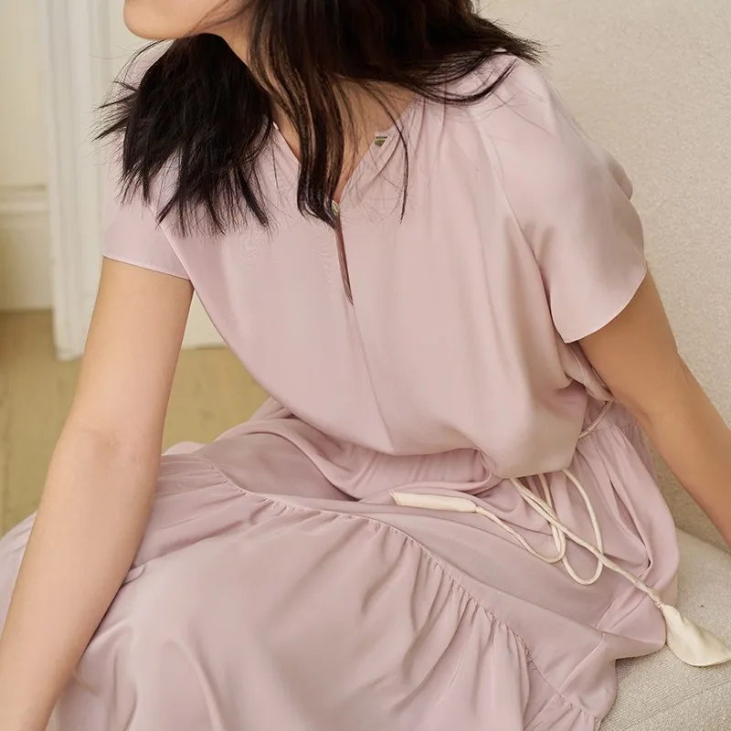 Sangluo Nightgown Women's Dusty Pink-2