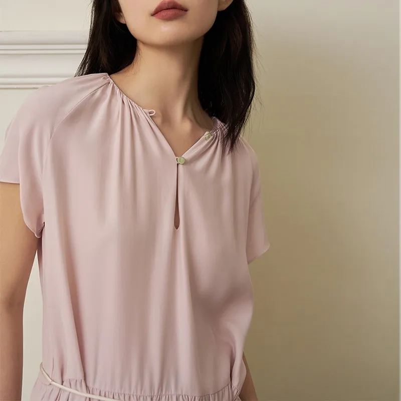 Sangluo Nightgown Women's Dusty Pink-1