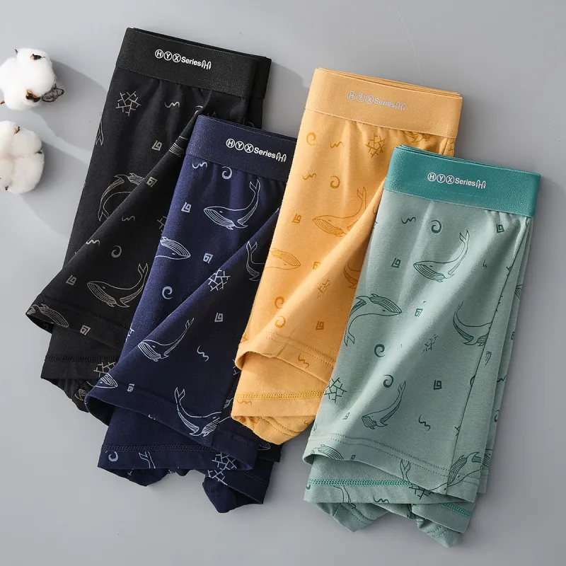 H YXIANG Underpants Men's 4 Pack-1