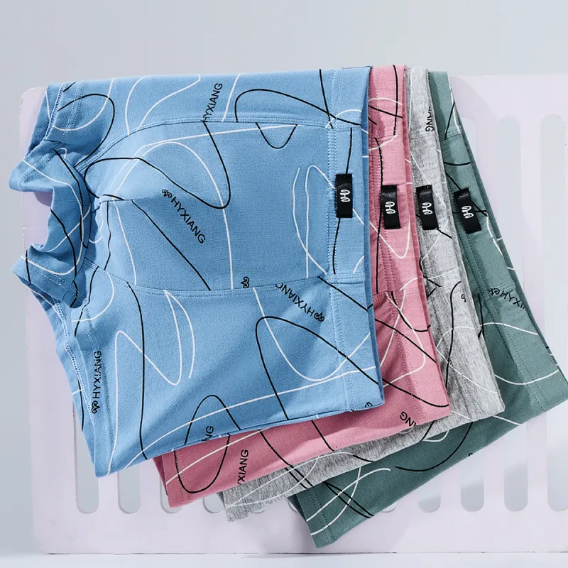 H YXIANG Square cut Underwear Men's 4 Pack-2