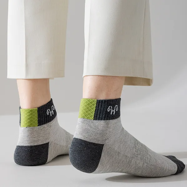 H YXIANG Ankle Socks Men's 5 Pack-2