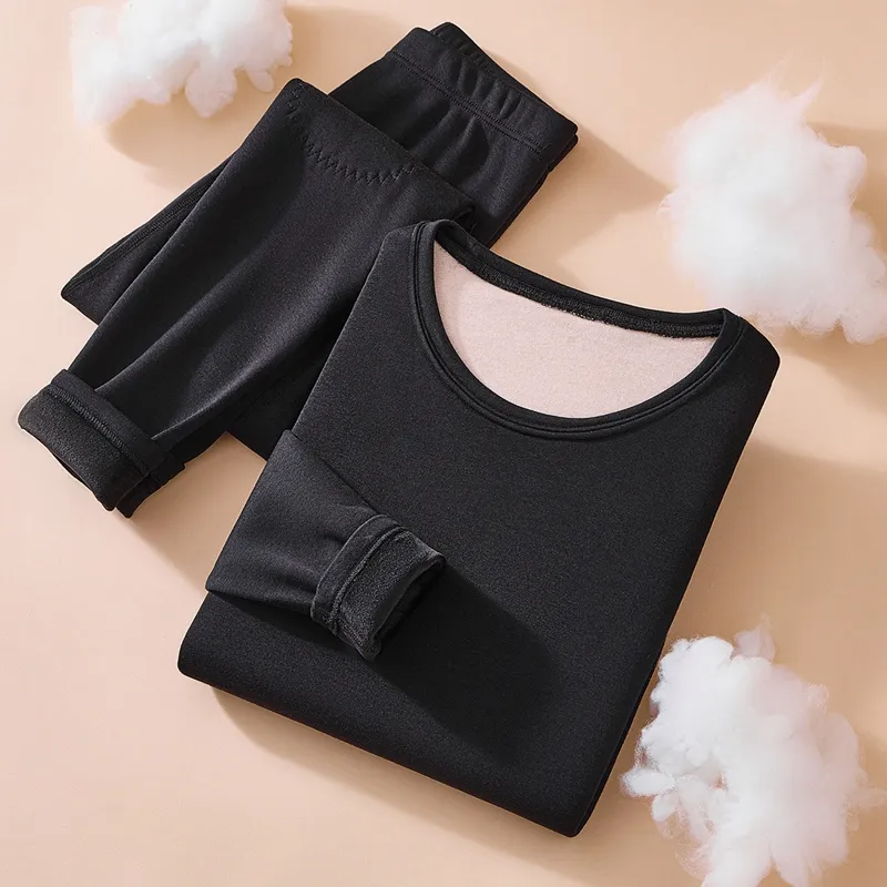 H YXIANG Women's Thermal Sets-3