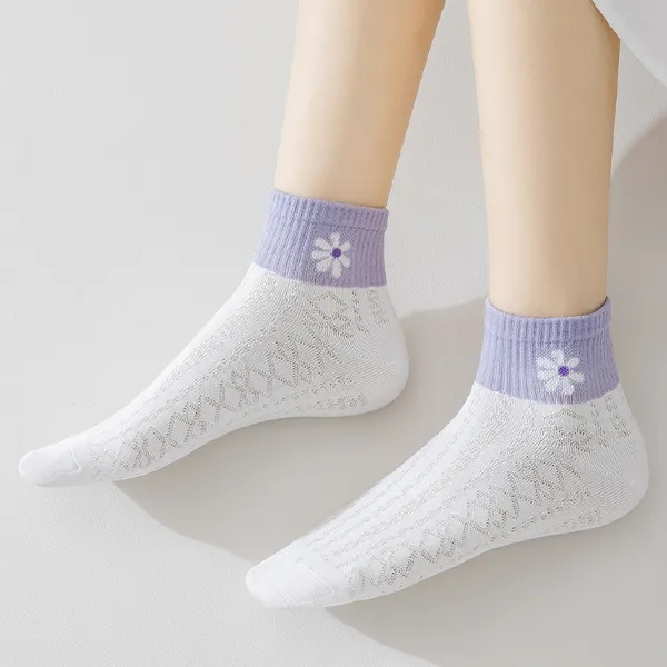 H YXIANG Ankle Socks Women's 6 Pack Purple Shades-2