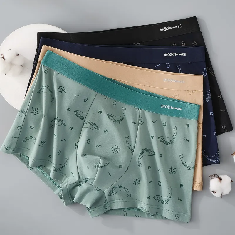 H YXIANG Underpants Men's 4 Pack-2