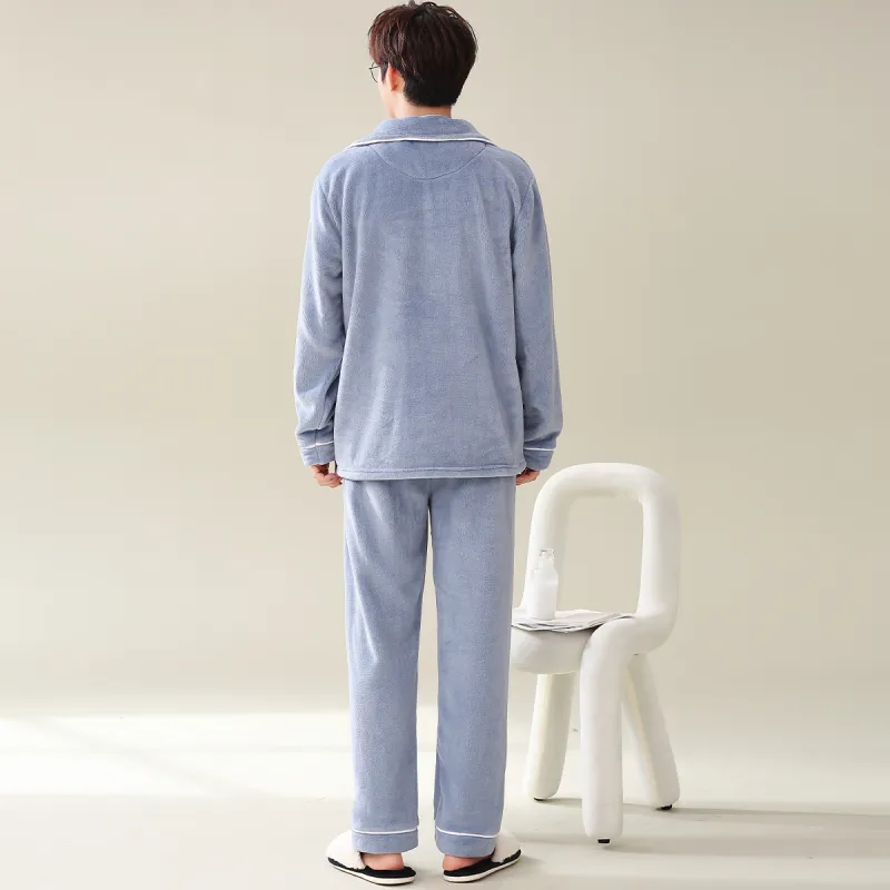 H YXIANG Men Pajama Sets-4