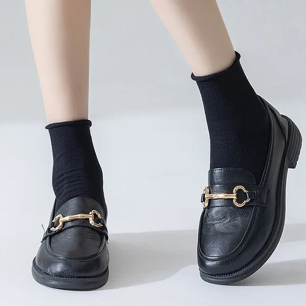 H YXIANG Mid Calf Socks Women's 6 Pack-3